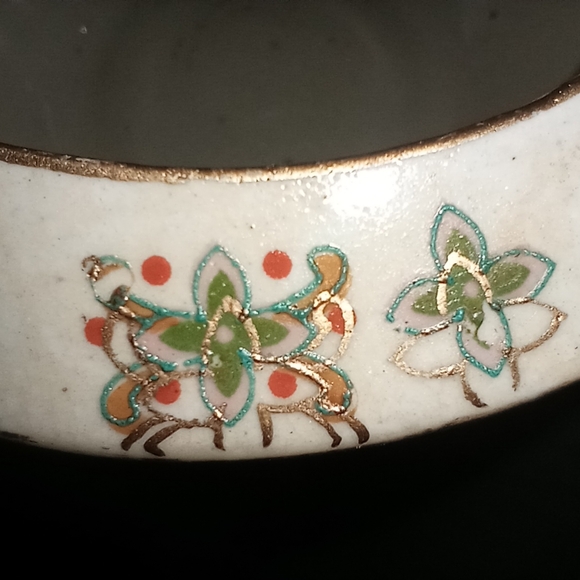 Vintage Beautiful Imari Pattern Bowl Planter EUC - Picture 8 of 11